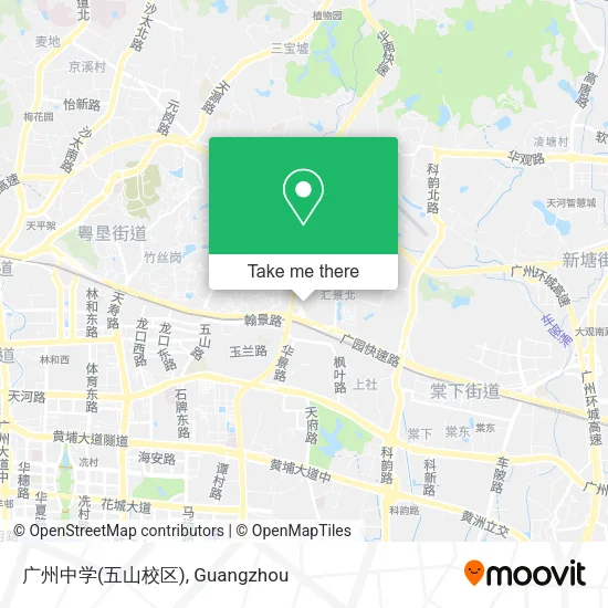 广州中学(五山校区) map