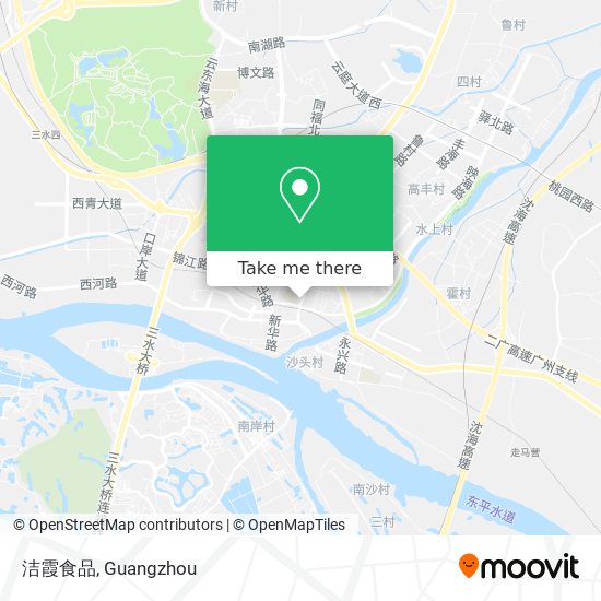 洁霞食品 map