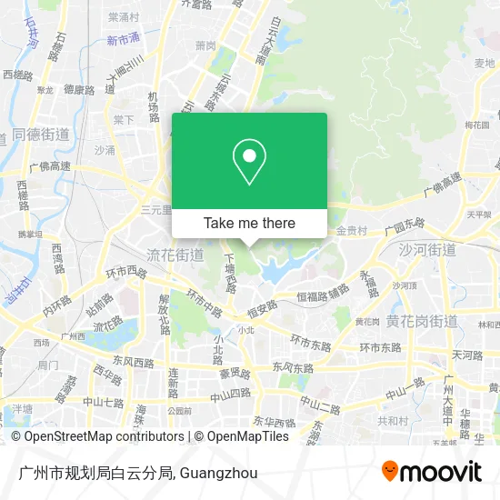 广州市规划局白云分局 map