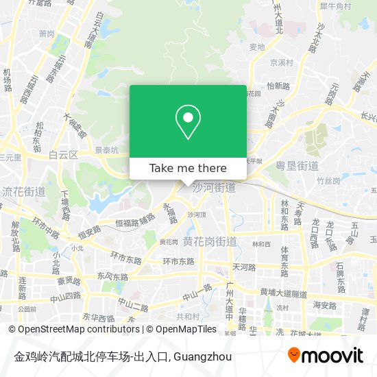 金鸡岭汽配城北停车场-出入口 map