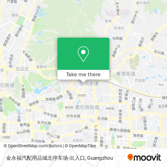 金永福汽配用品城北停车场-出入口 map