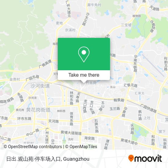 日出.观山苑-停车场入口 map