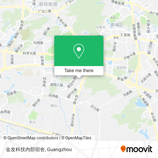 金发科技内部宿舍 map