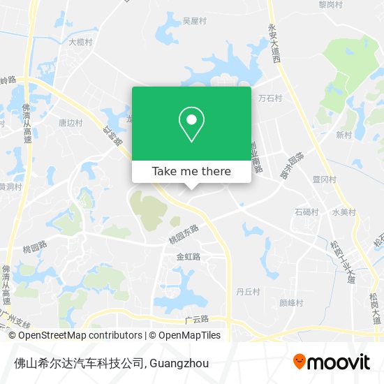 佛山希尔达汽车科技公司 map