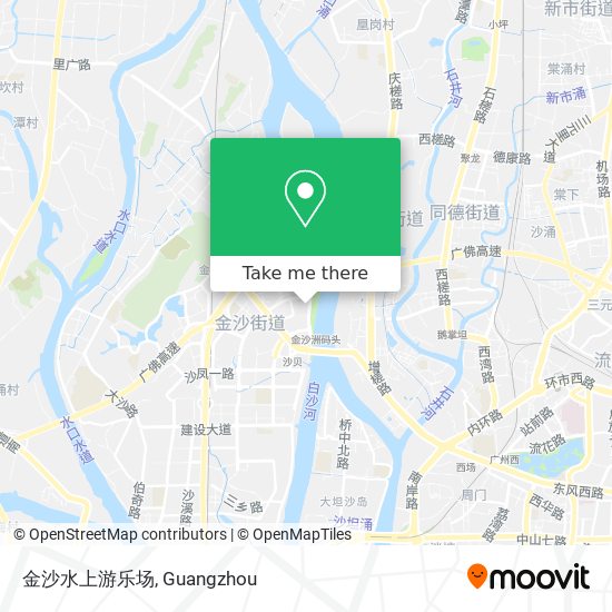 金沙水上游乐场 map