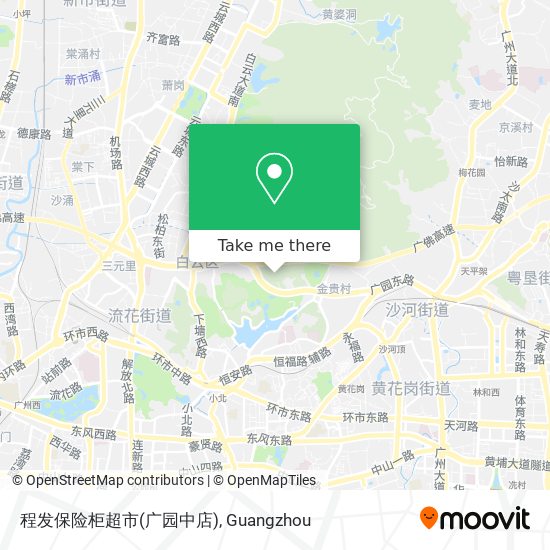 程发保险柜超市(广园中店) map
