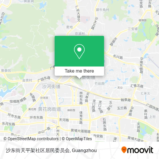 沙东街天平架社区居民委员会 map