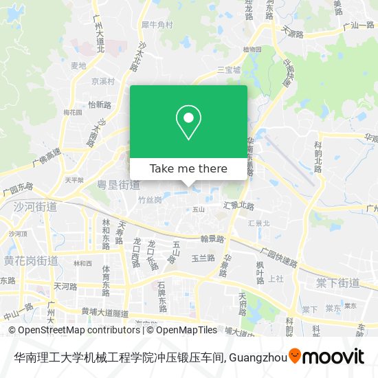 华南理工大学机械工程学院冲压锻压车间 map