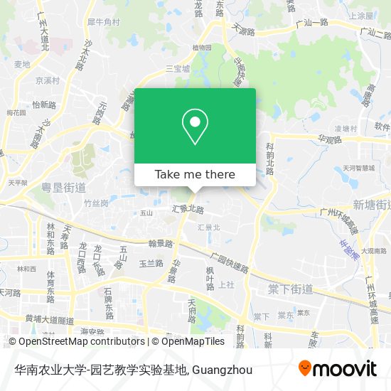 华南农业大学-园艺教学实验基地 map