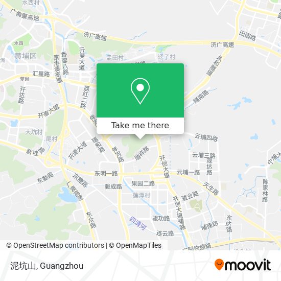 泥坑山 map