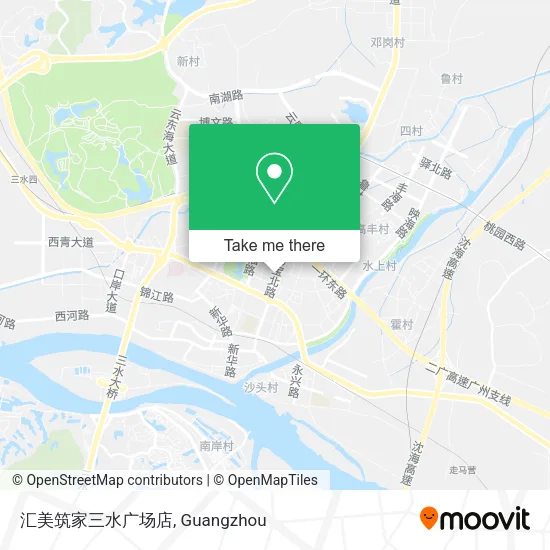 汇美筑家三水广场店 map