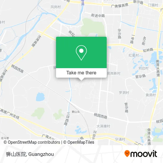 狮山医院 map