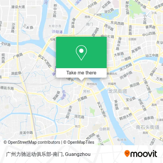 广州力驰运动俱乐部-南门 map