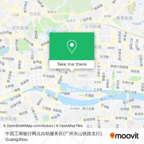 中国工商银行网点自助服务区(广州东山铁路支行) map