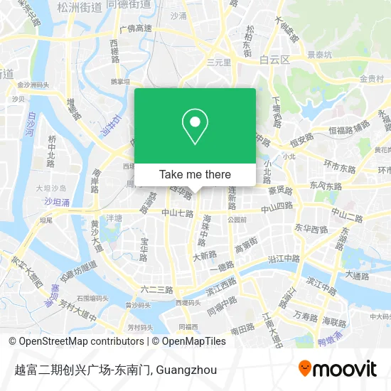越富二期创兴广场-东南门 map
