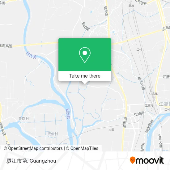 廖江市场 map