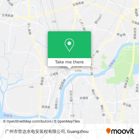 广州市世达水电安装程有限公司 map