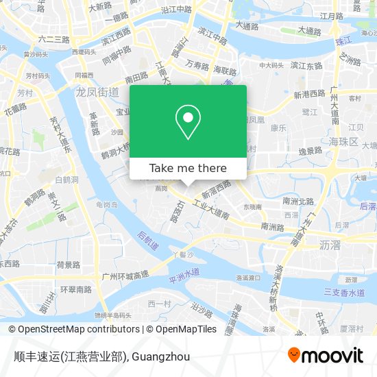 顺丰速运(江燕营业部) map