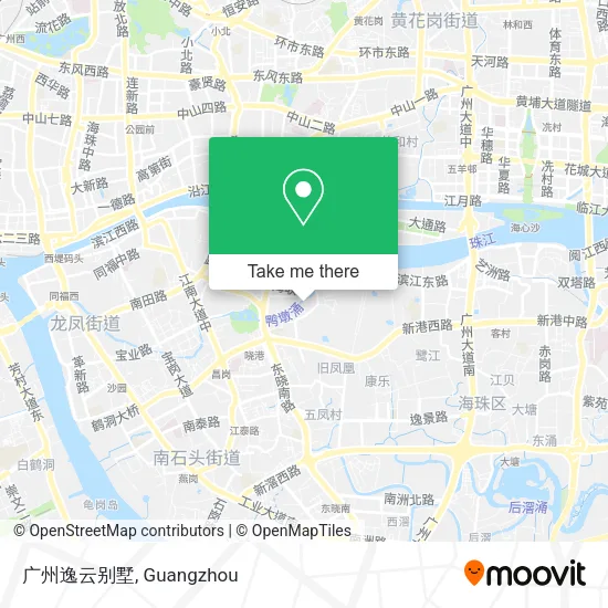 广州逸云别墅 map