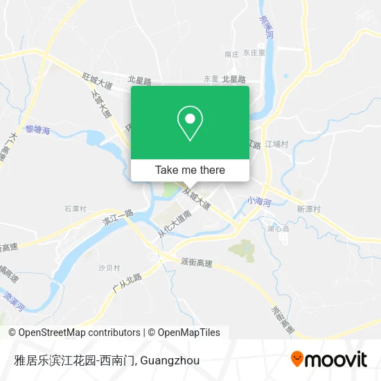 雅居乐滨江花园-西南门 map