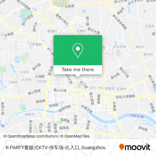 K-PARTY量贩式KTV-停车场-出入口 map