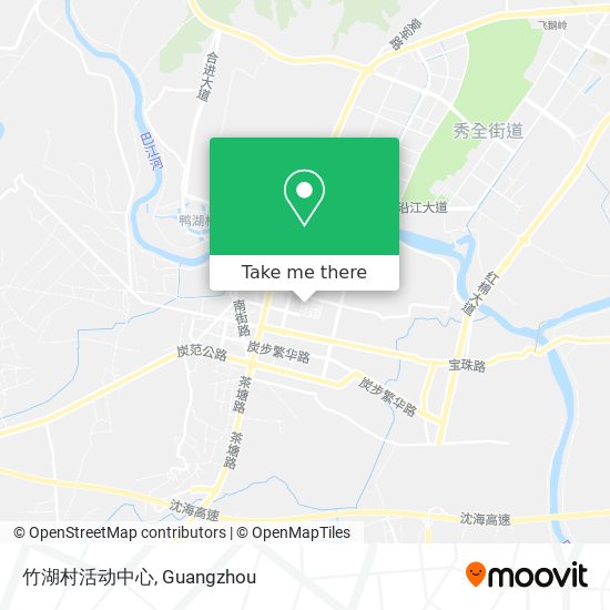 竹湖村活动中心 map
