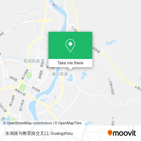 东湖路与教育路交叉口 map