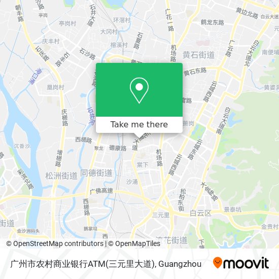 广州市农村商业银行ATM(三元里大道) map