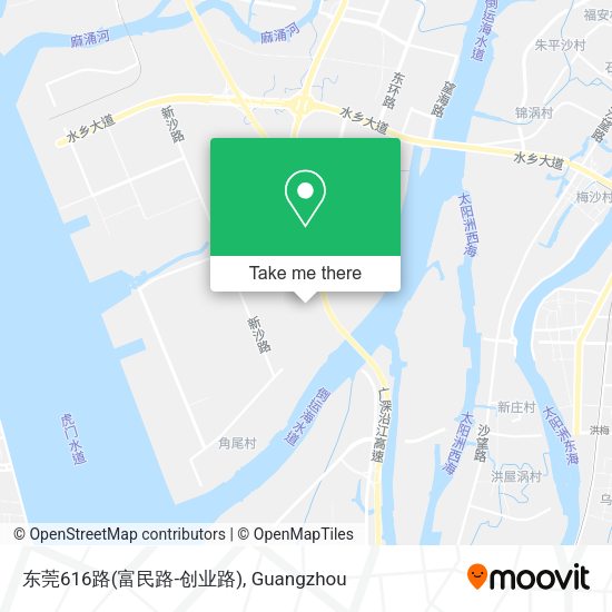东莞616路(富民路-创业路) map