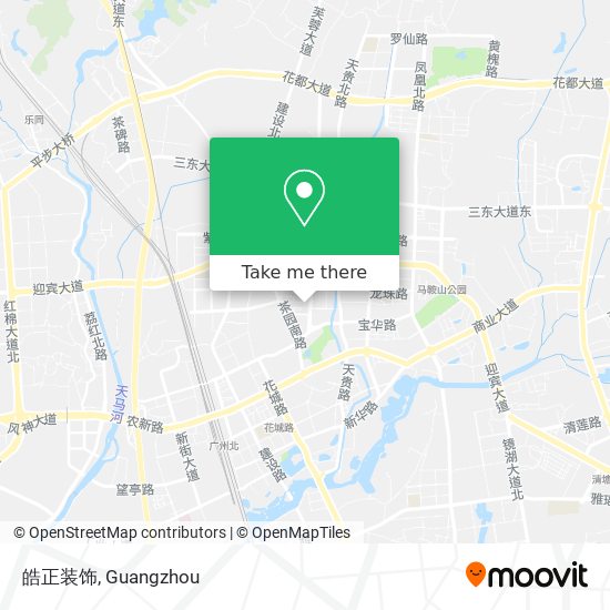 皓正装饰 map