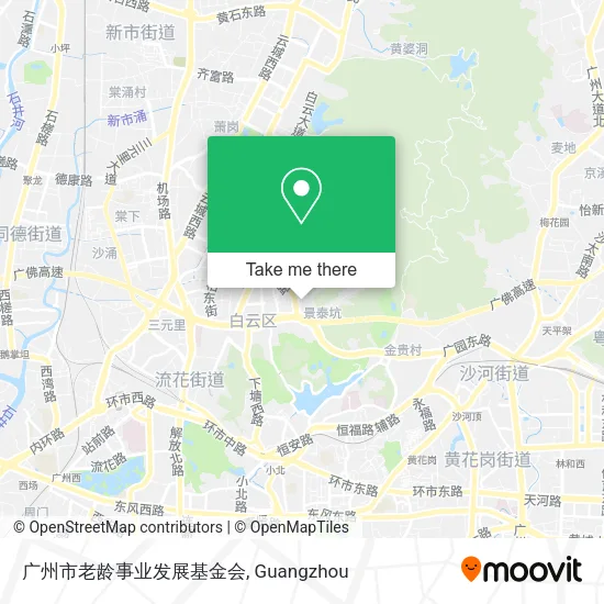 广州市老龄事业发展基金会 map