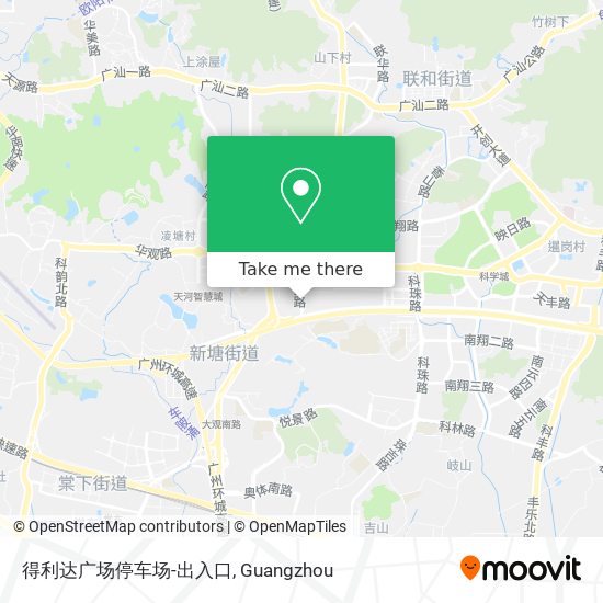 得利达广场停车场-出入口 map