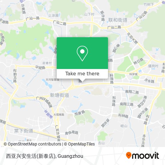 西亚兴安生活(新泰店) map