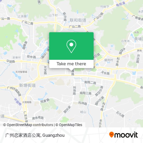 广州恋家酒店公寓 map