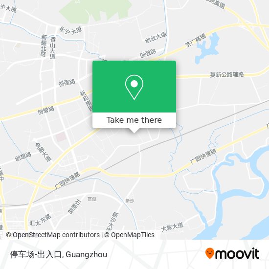 停车场-出入口 map