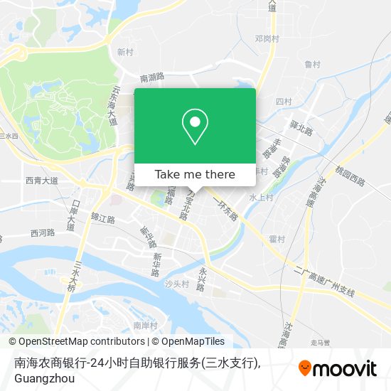 南海农商银行-24小时自助银行服务(三水支行) map