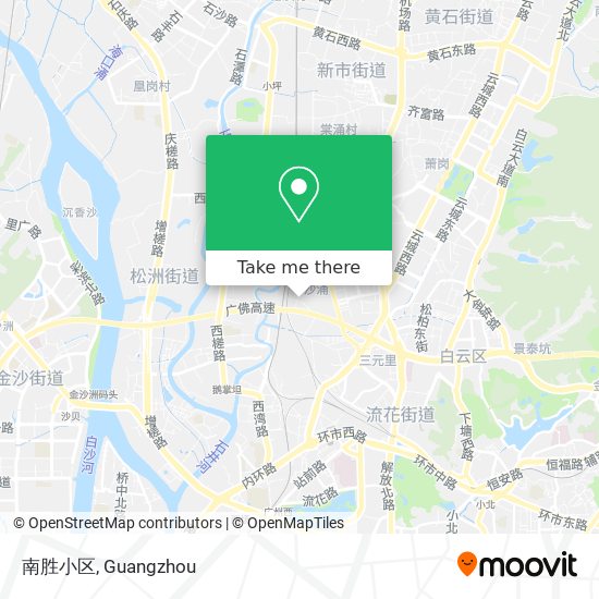 南胜小区 map