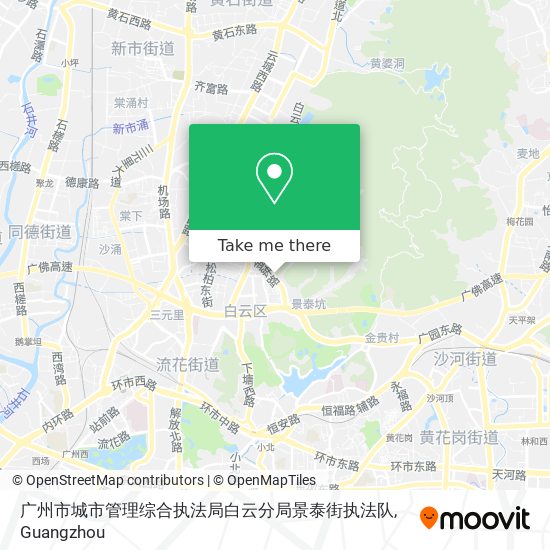 广州市城市管理综合执法局白云分局景泰街执法队 map