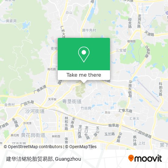 建华洁铭轮胎贸易部 map