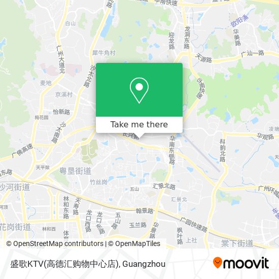 盛歌KTV(高德汇购物中心店) map