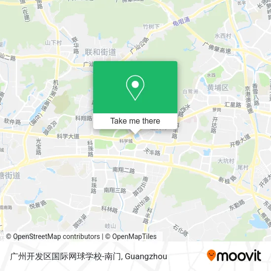 广州开发区国际网球学校-南门 map
