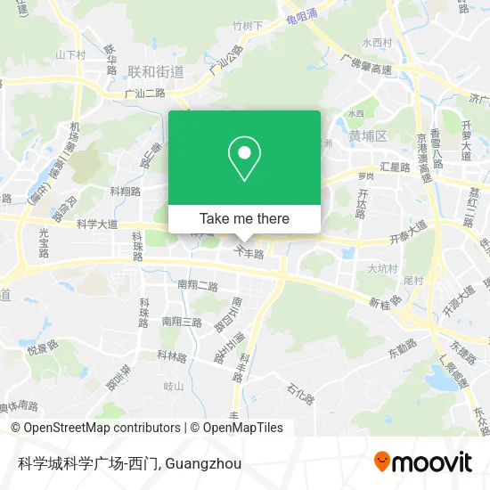 科学城科学广场-西门 map