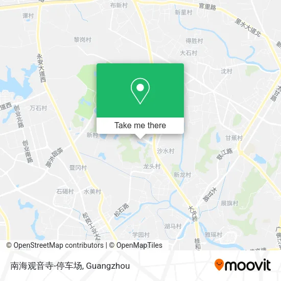 南海观音寺-停车场 map