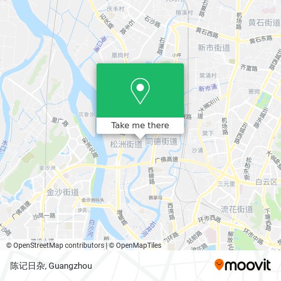 陈记日杂 map