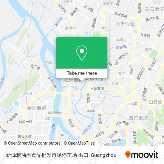 新源粮油副食品批发市场停车场-出口 map