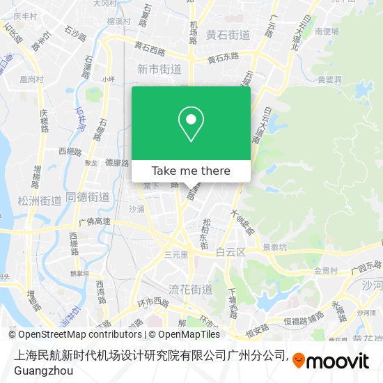 上海民航新时代机场设计研究院有限公司广州分公司 map
