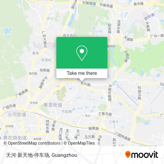 天河·新天地-停车场 map
