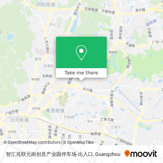 智汇兆联元岗创意产业园停车场-出入口 map