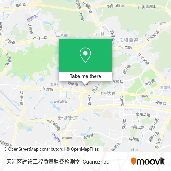 天河区建设工程质量监督检测室 map
