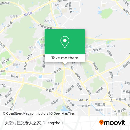 大塱村星光老人之家 map